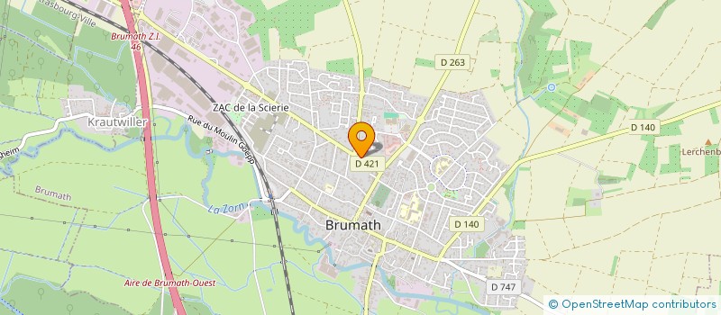 localisation de l'entreprise MONSIEUR MEHMET SAHIN  BRUMATH