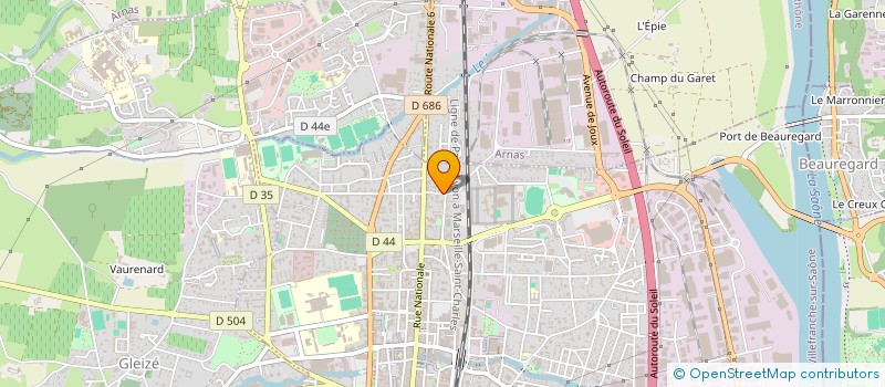 localisation de l'entreprise MONSIEUR MEHMET SENER à VILLEFRANCHE-SUR-SAONE
