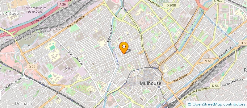 localisation de l'entreprise MONSIEUR MEHMET SENLIK  MULHOUSE