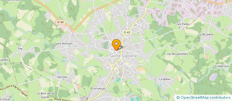 localisation de l'entreprise MONSIEUR MEHMET SERT  SAINTE-SIGOLENE