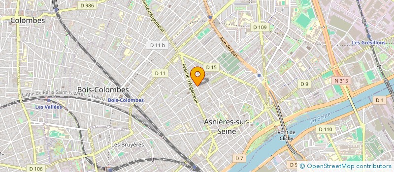 localisation de l'entreprise MONSIEUR MEHMET SIR à ASNIERES-SUR-SEINE