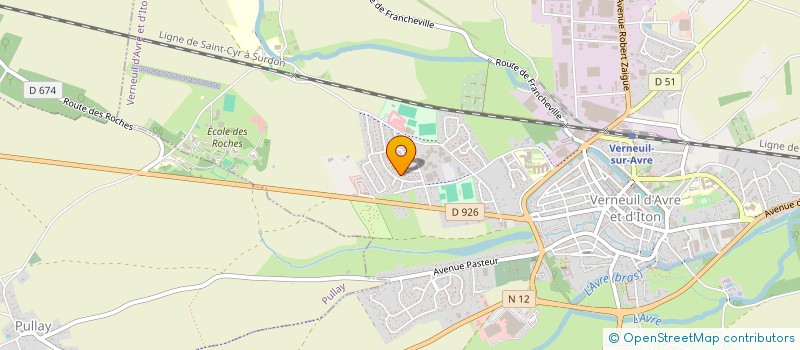 localisation de l'entreprise MONSIEUR MEHMET SUFRACI  VERNEUIL D'AVRE ET D'ITON