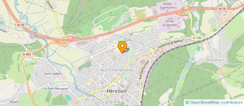 localisation de l'entreprise MONSIEUR MEHMET TAT  HERICOURT