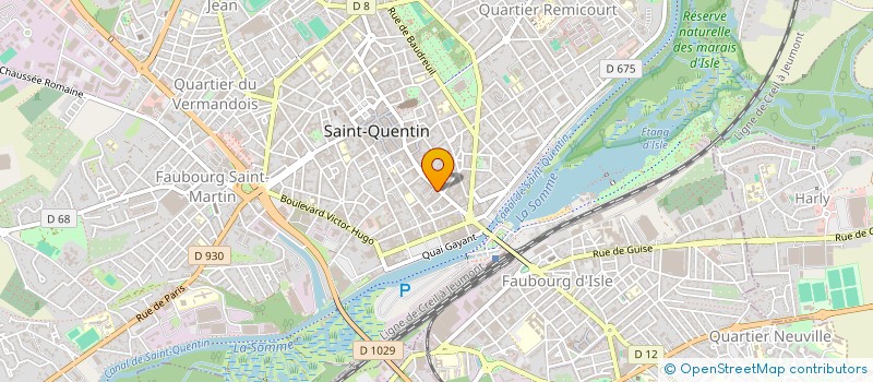 localisation de l'entreprise MONSIEUR MEHMET TOPAL à SAINT-QUENTIN