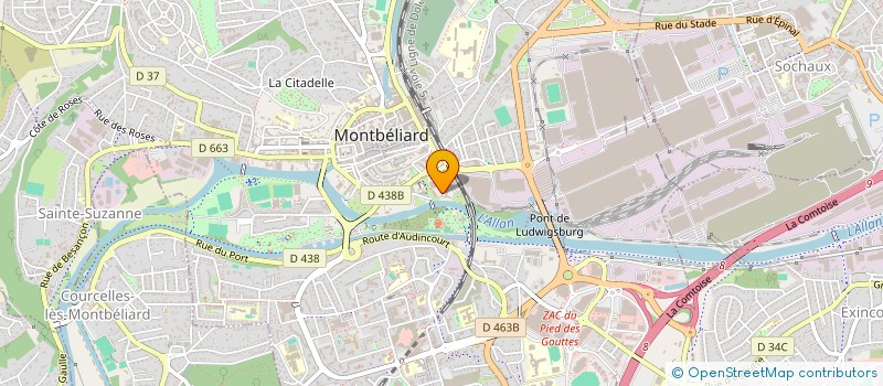 localisation de l'entreprise MONSIEUR MEHMET TOPALAK  MONTBELIARD