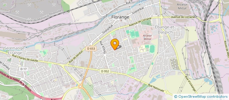 localisation de l'entreprise MONSIEUR MEHMET TOSUN  FLORANGE