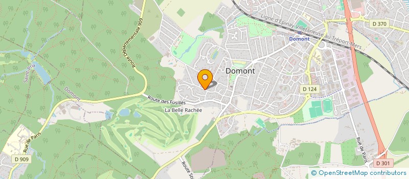 localisation de l'entreprise MONSIEUR MEHMET TUNA  DOMONT