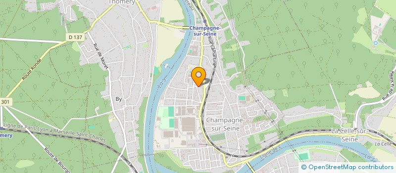 localisation de l'entreprise MONSIEUR MEHMET TUTAL à CHAMPAGNE-SUR-SEINE