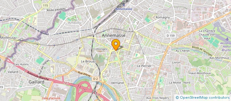 localisation de l'entreprise MONSIEUR MEHMET ULUDAG à ANNEMASSE