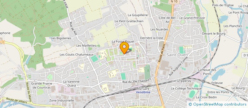 localisation de l'entreprise MONSIEUR MEHMET VAROL  VENDOME