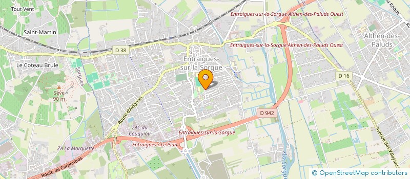 localisation de l'entreprise MONSIEUR MEHMET YANAR  ENTRAIGUES-SUR-LA-SORGUE