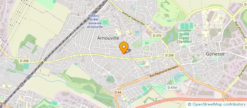 localisation de l'entreprise MONSIEUR MEHMET YETIS  ARNOUVILLE