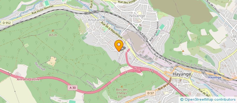 localisation de l'entreprise MONSIEUR MEHMET YILDIRIM  KNUTANGE