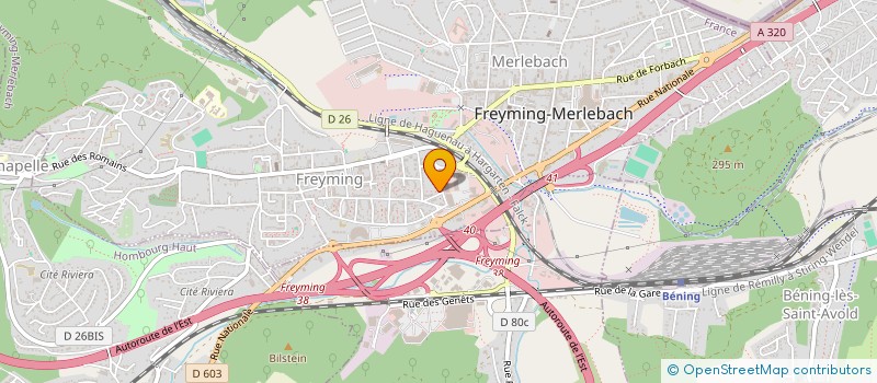 localisation de l'entreprise MONSIEUR MEHMET YILDIRIM à FREYMING MERLEBACH