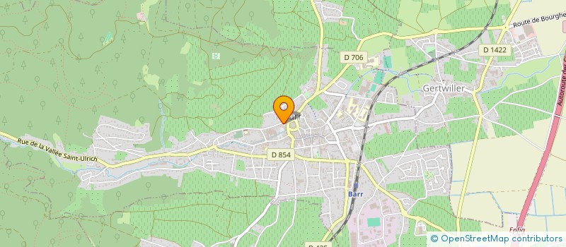 localisation de l'entreprise MONSIEUR MEHMET YILMAZ  BARR