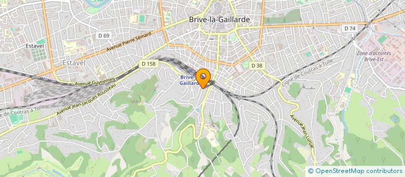 localisation de l'entreprise MONSIEUR MEHMET YILMAZ  BRIVE-LA-GAILLARDE