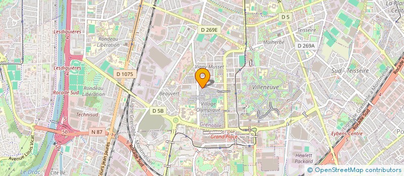 localisation de l'entreprise MONSIEUR MEHMET YILMAZ  GRENOBLE