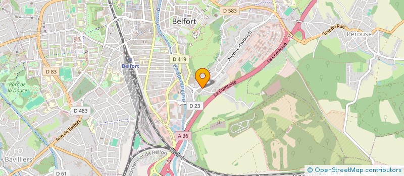 localisation de l'entreprise MONSIEUR MEHMET ZORLU  BELFORT