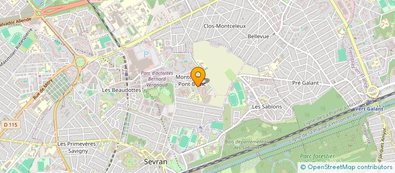 localisation de l'entreprise MONSIEUR MEHMOOD HAFIZ ABID  SEVRAN