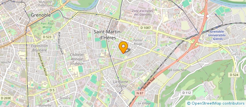 localisation de l'entreprise MONSIEUR MEHOUD BENHAMLAOUI  SAINT-MARTIN-D'HERES