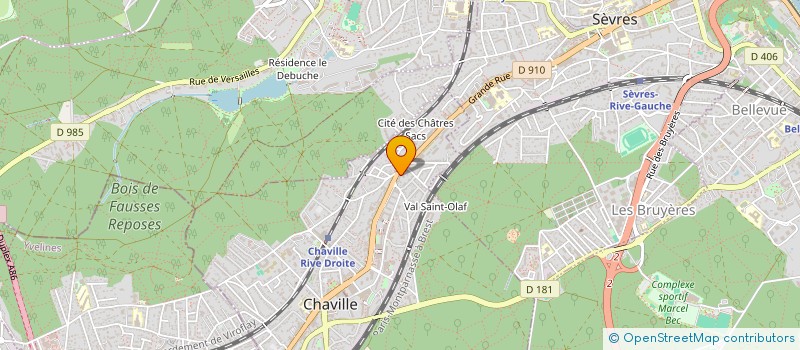 localisation de l'entreprise MONSIEUR MEHRAB DEHGHAN à CHAVILLE