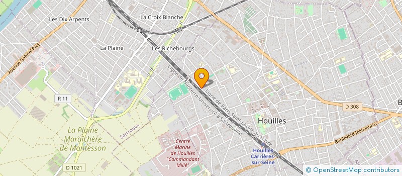 localisation de l'entreprise MONSIEUR MEHRDAD MOTAMEDI-NAZARI  HOUILLES