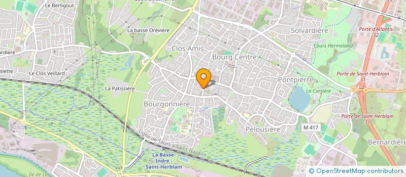 localisation de l'entreprise MONSIEUR MEHRETEAB TESFAY  SAINT-HERBLAIN