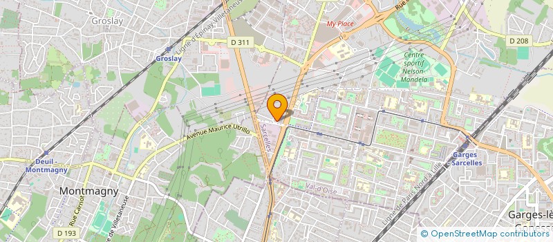 localisation de l'entreprise MONSIEUR MEHREZ HIDOUS  SARCELLES