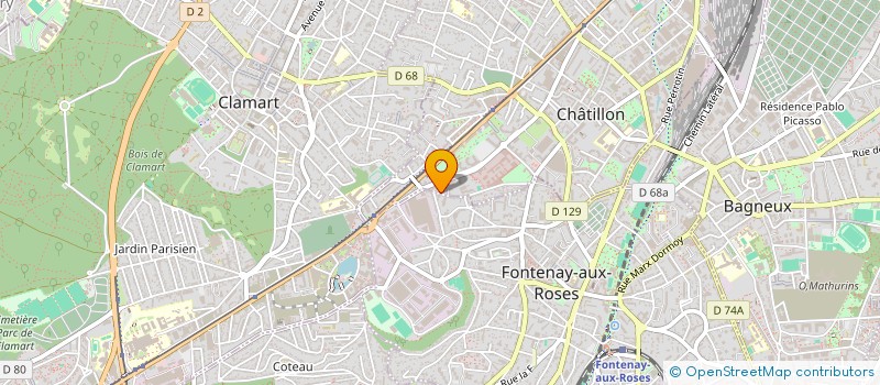 localisation de l'entreprise MONSIEUR MEHREZ KIRI à CHATILLON
