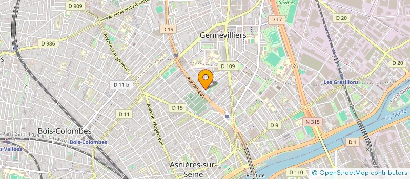 localisation de l'entreprise MONSIEUR MEHREZ LEFKIR à GENNEVILLIERS