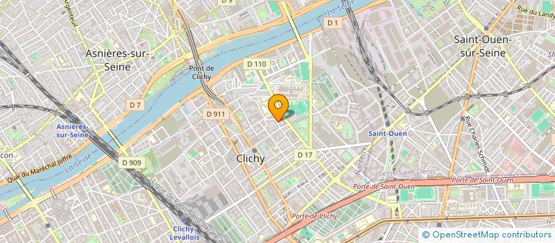 localisation de l'entreprise MONSIEUR MEHRULLAH NADERI à CLICHY