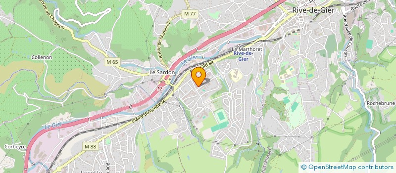 localisation de l'entreprise MONSIEUR MEHTAT KISAKAYA  RIVE-DE-GIER