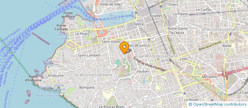 localisation de l'entreprise MONSIEUR MEIDHI GAUTHIER  MARSEILLE