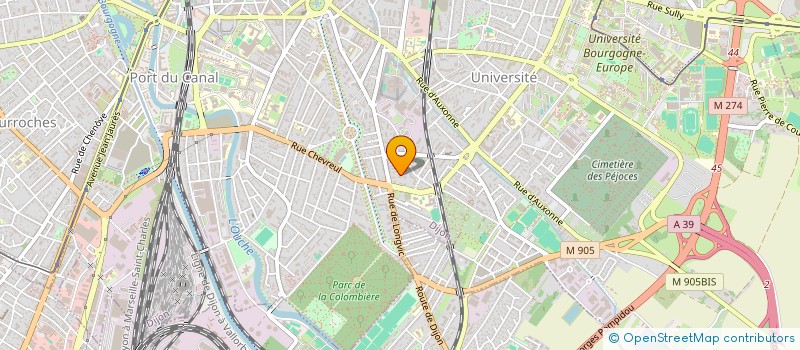 localisation de l'entreprise MONSIEUR MEIDY AZI  DIJON