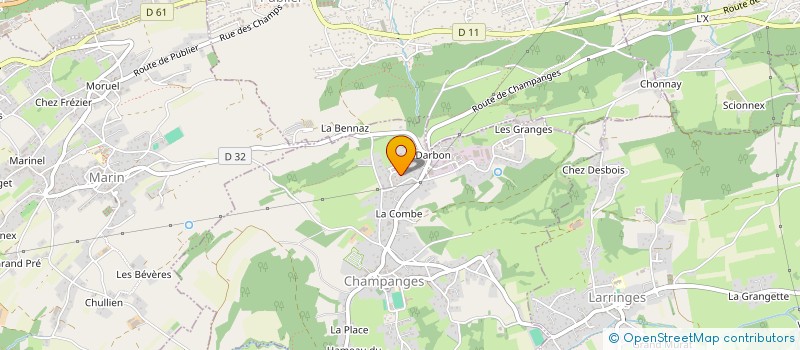 localisation de l'entreprise MONSIEUR MEIDY BAFFOU  CHAMPANGES