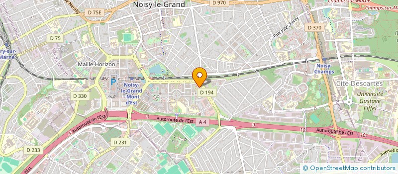 localisation de l'entreprise MONSIEUR MEIDY CLEM à NOISY-LE-GRAND
