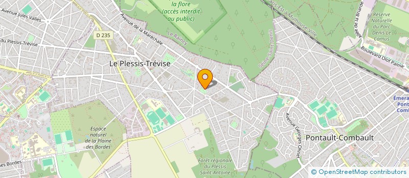 localisation de l'entreprise MONSIEUR MEIDY HILAIRE à LE PLESSIS-TREVISE