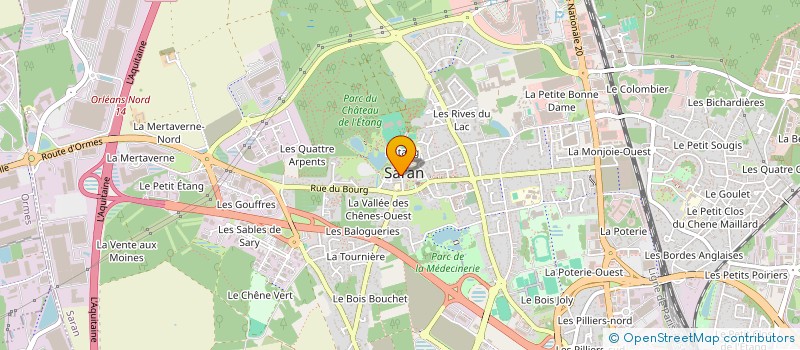 localisation de l'entreprise MONSIEUR MEINA ANWAR KHALIL à SARAN