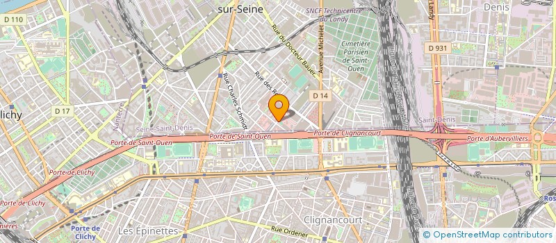 localisation de l'entreprise MONSIEUR MEINRAD STEY à SAINT-OUEN-SUR-SEINE