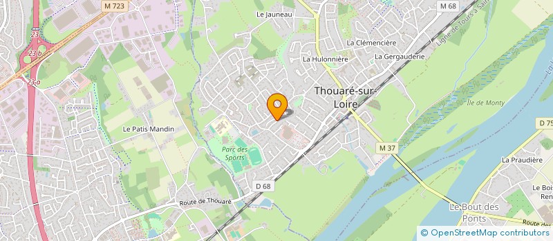 localisation de l'entreprise MONSIEUR MEINRAD WOU à THOUARE-SUR-LOIRE