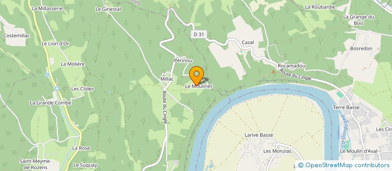 localisation de l'entreprise MONSIEUR MEINZ JOHNER à MAUZAC ET GRAND CASTANG