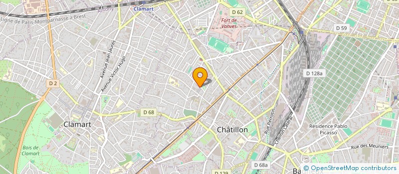 localisation de l'entreprise MONSIEUR MEISSA SECK à CHATILLON