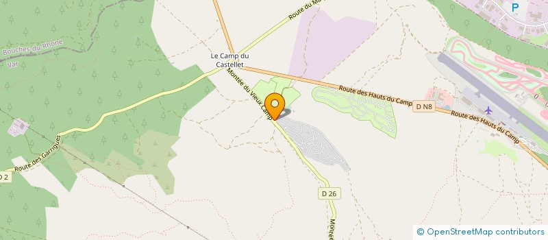 localisation de l'entreprise MONSIEUR MEJDI JANDOUBI à LE CASTELLET