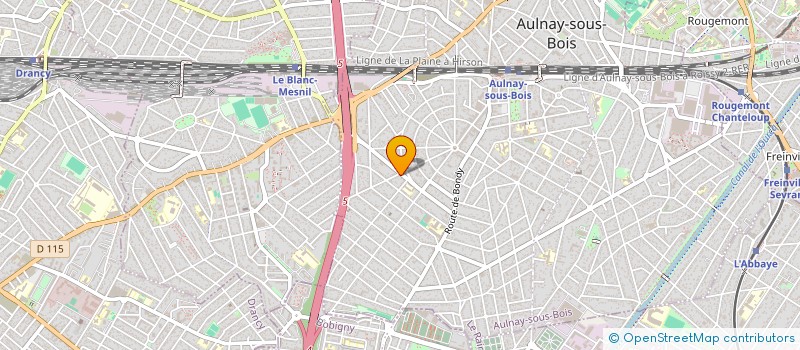 localisation de l'entreprise MONSIEUR MEKI BETTINE à AULNAY-SOUS-BOIS