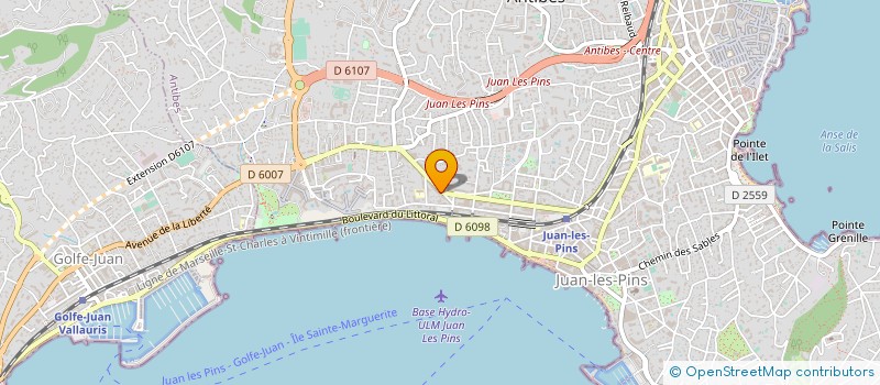localisation de l'entreprise MONSIEUR MEKI GHARBI à ANTIBES