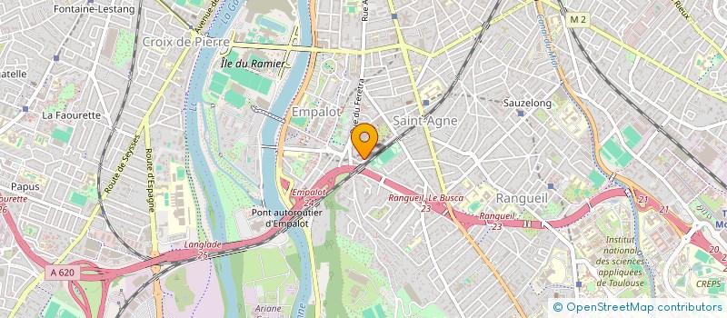localisation de l'entreprise MONSIEUR MEKKI BENAMA à TOULOUSE