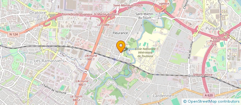 localisation de l'entreprise MONSIEUR MEKKI BENSAAD  MONTAIGUT SUR SAVE