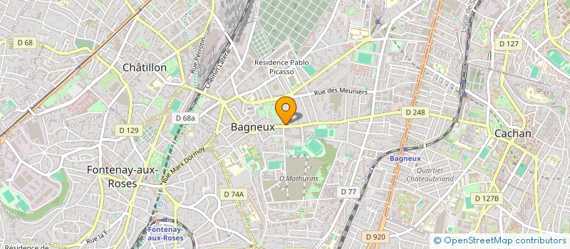 localisation de l'entreprise MONSIEUR MEKKI BOUSRIH à BAGNEUX