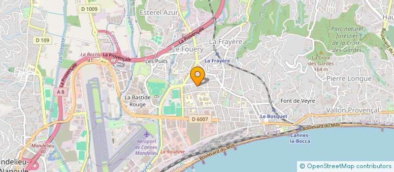 localisation de l'entreprise MONSIEUR MEKKI LOUDHAIEF à CANNES