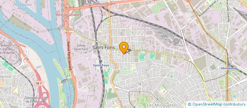 localisation de l'entreprise MONSIEUR MEKKI YOUSFI à SAINT-FONS